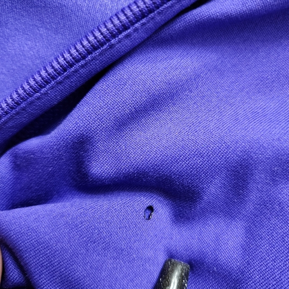 Under Armour Women's Purple Zip-Up Hoodie Sweater Medium Athleisure Casual Gorp - Picture 11 of 11